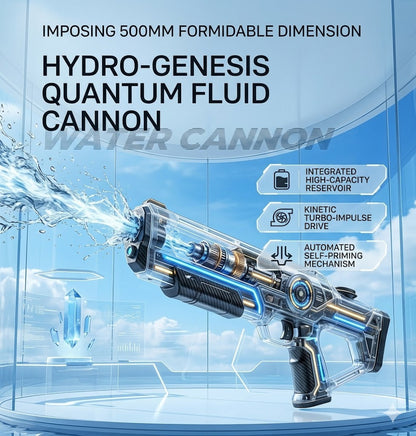Motorized Water Blaster Toy - High-Speed Automatic Electric Water Gun for Boys & Adults - Continuous Shoot Summer Outdoor Pool Game